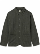 RRL - Tanner Striped Cotton Shirt Jacket - Black