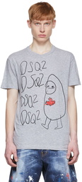 Dsquared2 Grey Cotton T-Shirt