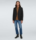 Maison Margiela - Collarless virgin wool blazer