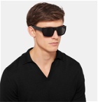 The Reference Library - Carlo Square-Frame Acetate Sunglasses - Black