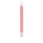 HAY Pattern Candle - Thin Stripe in Pink/Red 