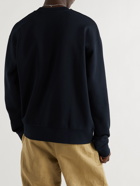 MARNI - Logo-Print Cotton-Jersey Sweatshirt - Blue