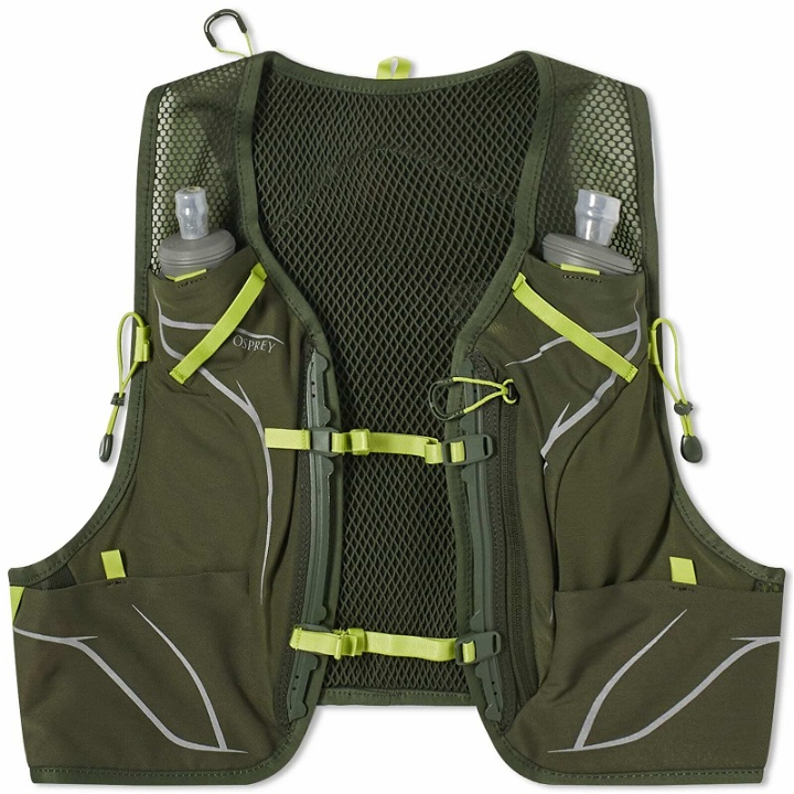 Photo: Osprey Duro 1.5L Running Vest in Seaweed Green/Limon
