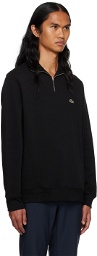 Lacoste Black Half-Zip Sweater