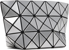 BAO BAO ISSEY MIYAKE Silver Prism Pouch