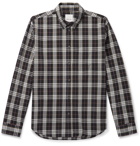 Wood Wood - Andrew Button-Down Collar Checked Organic Cotton-Flannel Shirt - Green