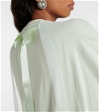 Simone Rocha Bow-detail layered jersey midi dress