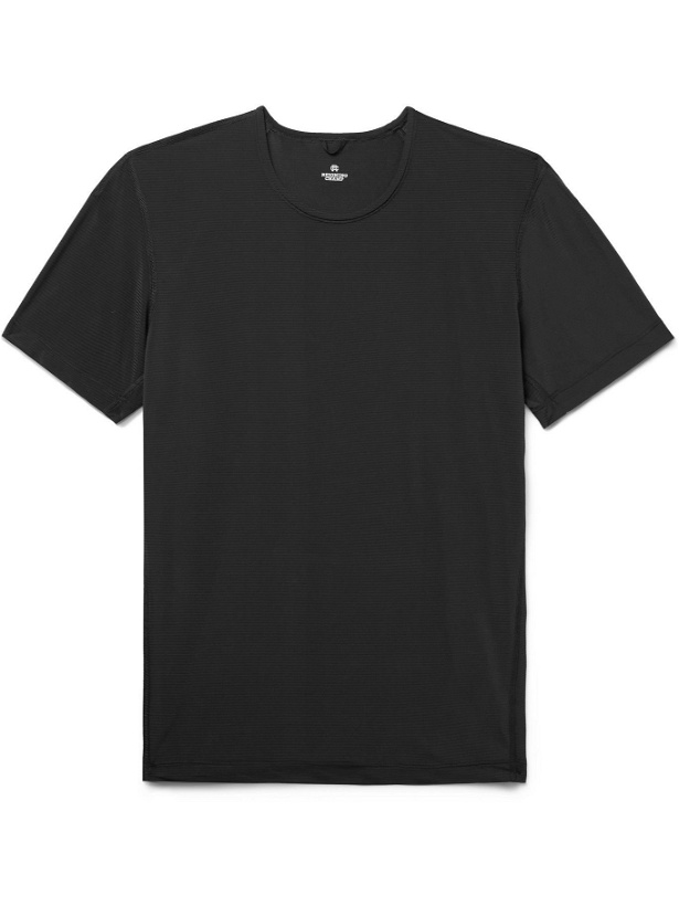 Photo: REIGNING CHAMP - E1 Slim-Fit Stretch-Jersey T-Shirt - Black