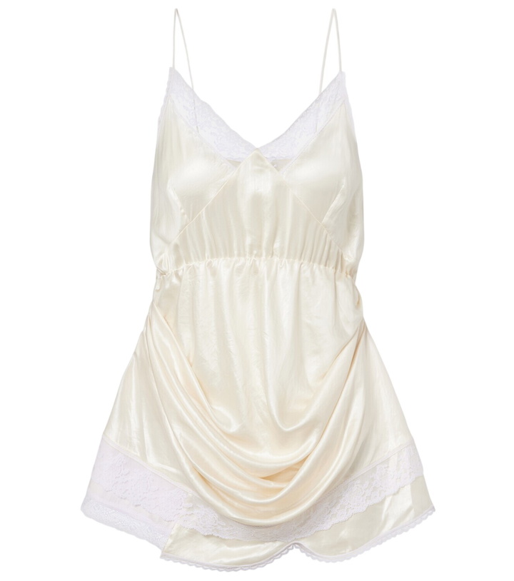 Photo: Magda Butrym Lace-trimmed minidress