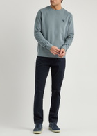 Belstaff Logo Cotton Sweatshirt Blue