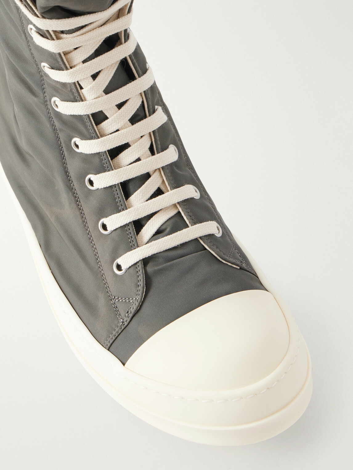 DRKSHDW by Rick Owens - Ramones Denim Sneakers - Gray