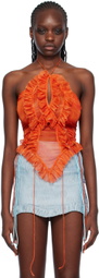 Nodress SSENSE Exclusive Orange Camisole