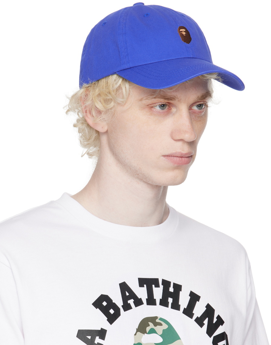 BAPE Blue One Point Cap A Bathing Ape