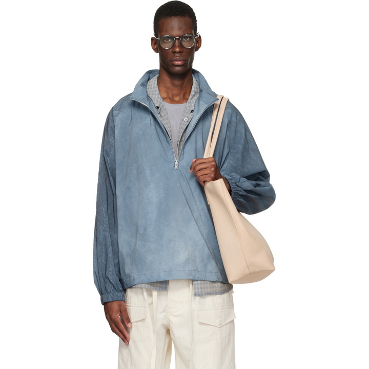 Photo: colbo Blue Half Zip Raglan Jacket