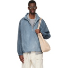 colbo Blue Half Zip Raglan Jacket