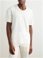 TOM FORD - Sequinned Silk T-Shirt - White