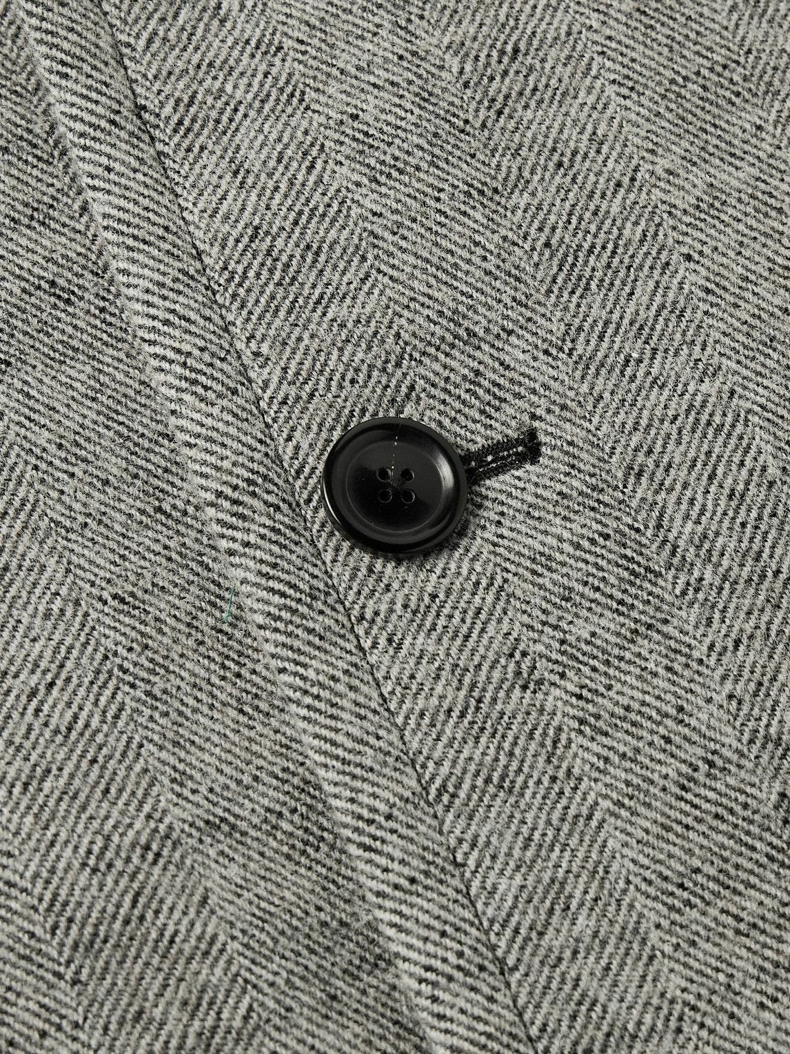 Paul Smith - Herringbone Wool-Blend Coat - Gray