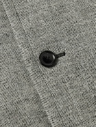 Paul Smith - Herringbone Wool-Blend Coat - Gray
