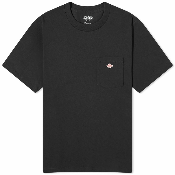 Photo: Danton Men's Pocket T-Shirt in Black