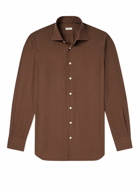 Kiton - Lyocell Shirt - Brown