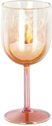 Seletti Orange Meteorite Wine Glass