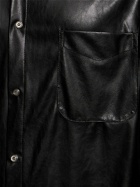 4SDESIGNS Faux Leather Shirt