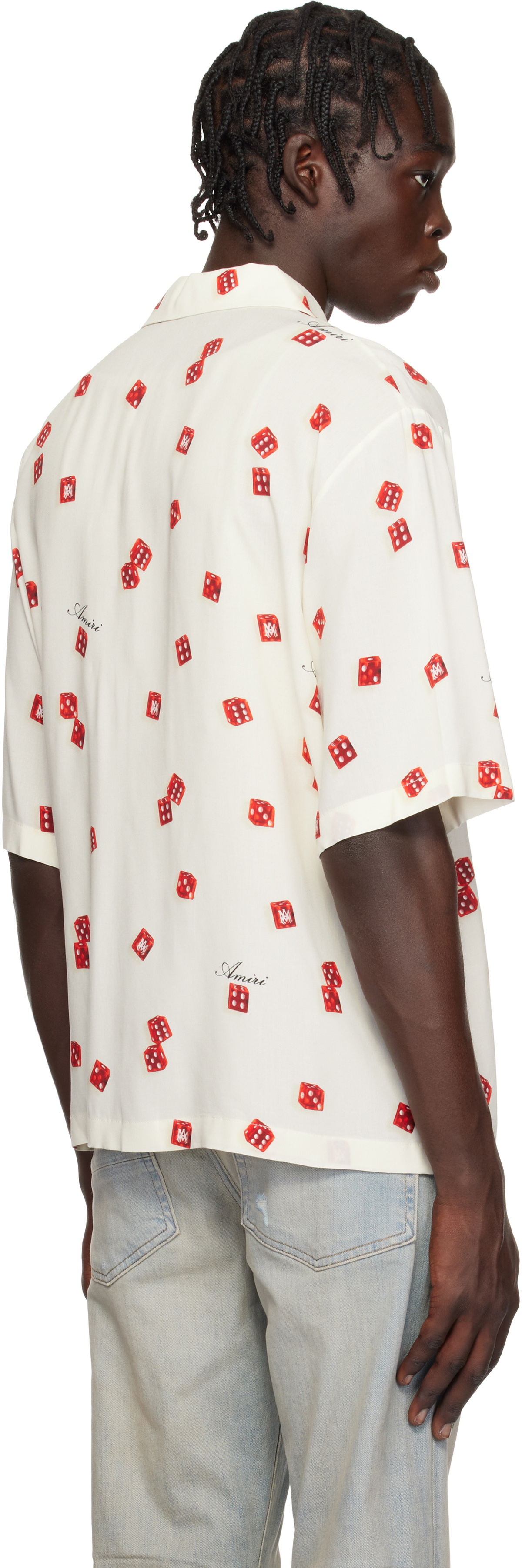 AMIRI Off-White 'Amiri Dice' Bowling Shirt