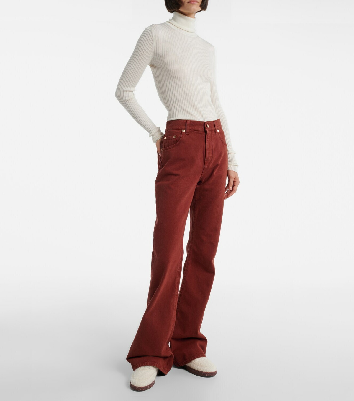 Gabriela Hearst Ohio cashmere sneakers