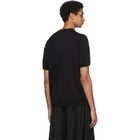 Comme des Garcons Homme Plus Black Wool Jersey T-Shirt