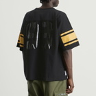 WTAPS Men's Qb Short Sleeve Football Shirt in Black