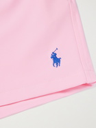 POLO RALPH LAUREN - Traveller Mid-Length Logo-Embroidered Swim Shorts - Pink