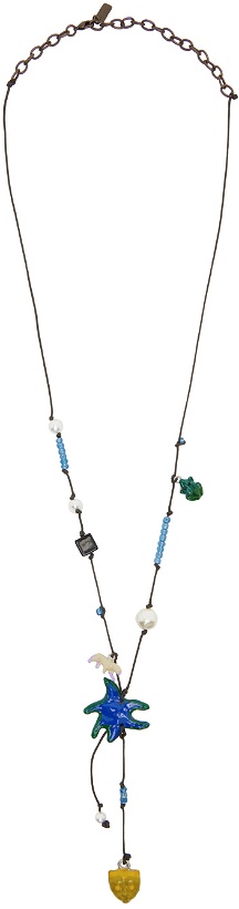 Photo: Marni Multicolor Graphic Charm Necklace
