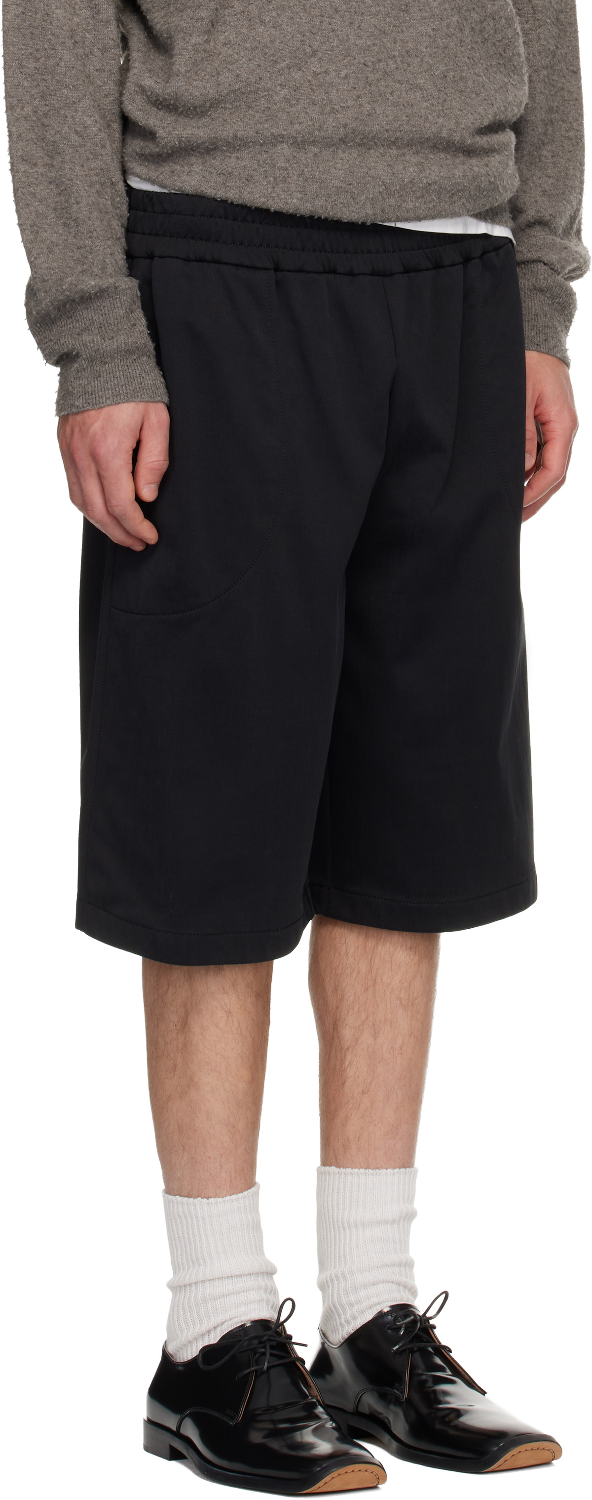 Jil Sander Black Two-Pocket Shorts