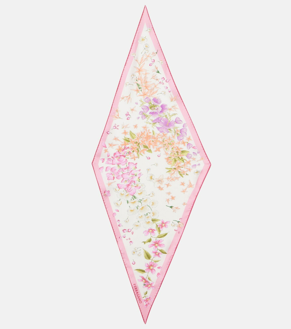 Ferragamo Floral silk scarf