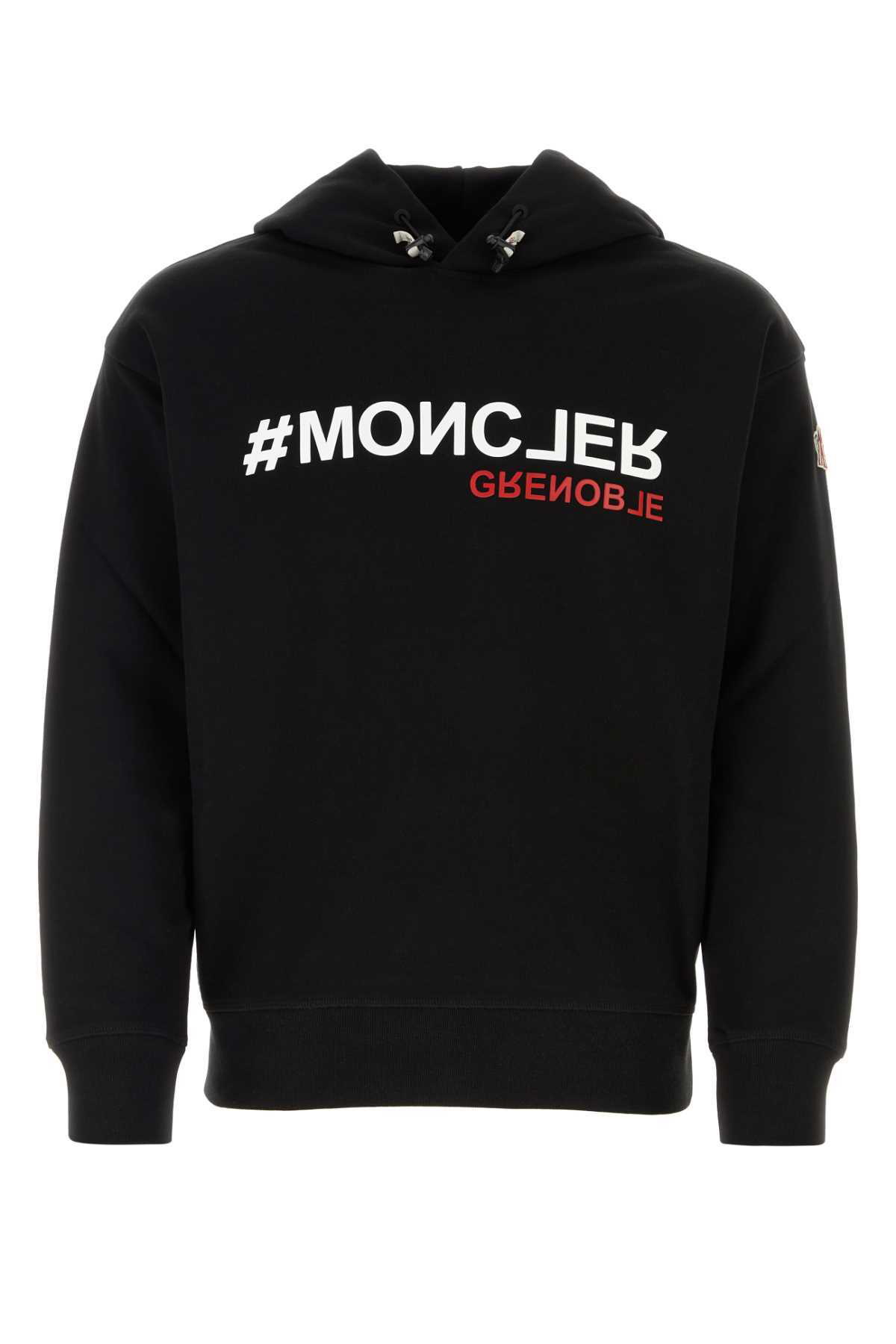 Moncler - Bouclé-Trimmed Cotton-Jersey Sweatshirt - Purple