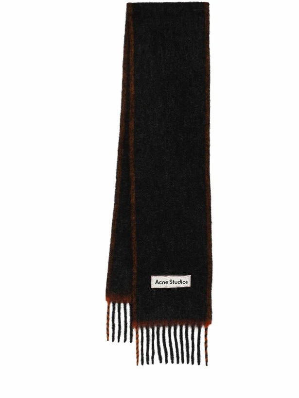 Photo: ACNE STUDIOS Alpaca Blend Logo Scarf