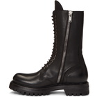 Rick Owens Black Army Boots