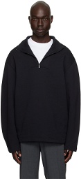 Calvin Klein Black Half-Zip Sweater