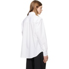 Palm Angels White Neck Logo Shirt