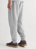 Handvaerk - Tapered Pima Cotton-Jersey Sweatpants - Gray