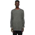 11 by Boris Bidjan Saberi Grey Dye Long Sleeve T-Shirt