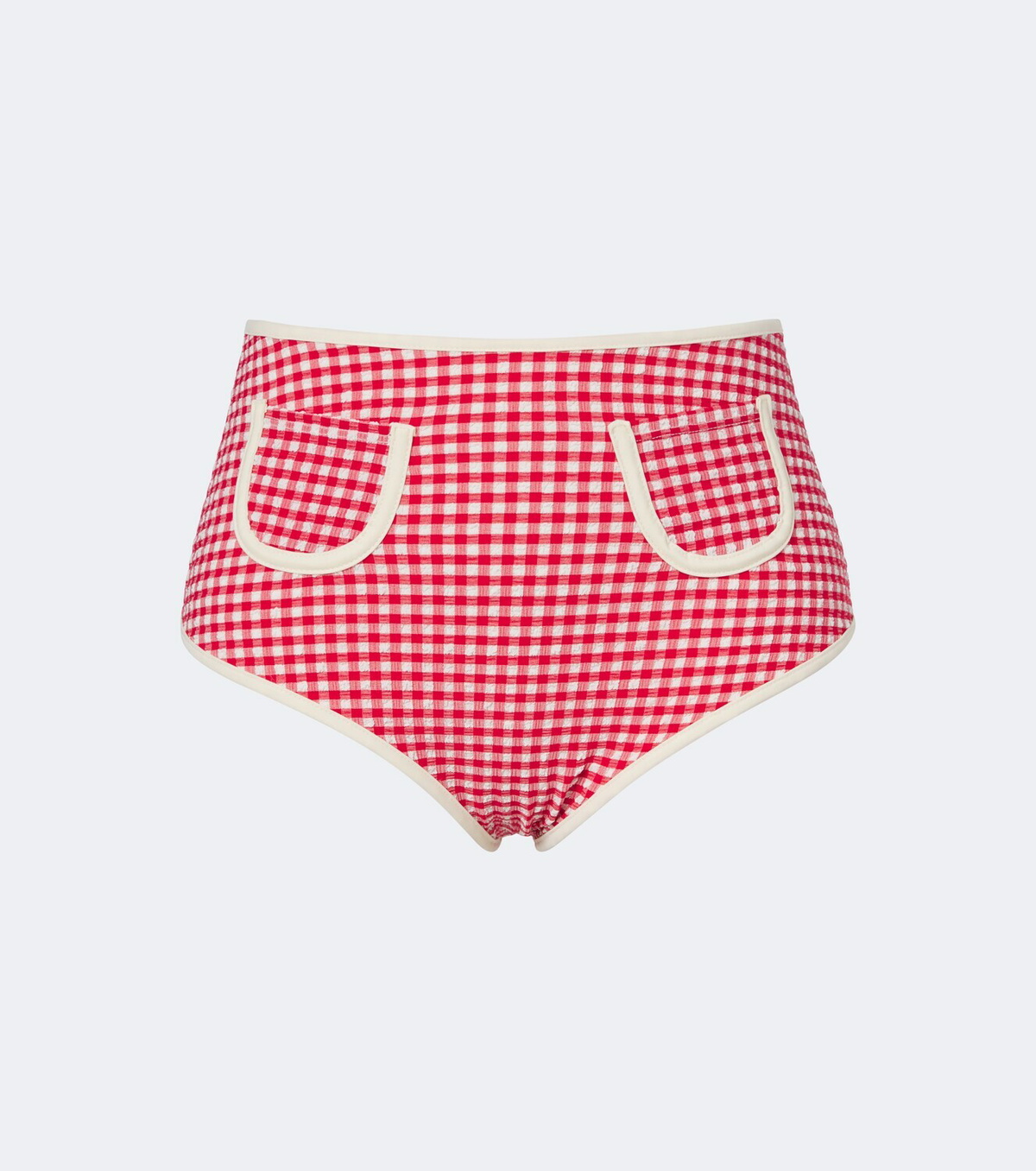 Montce Polly gingham bikini bottoms