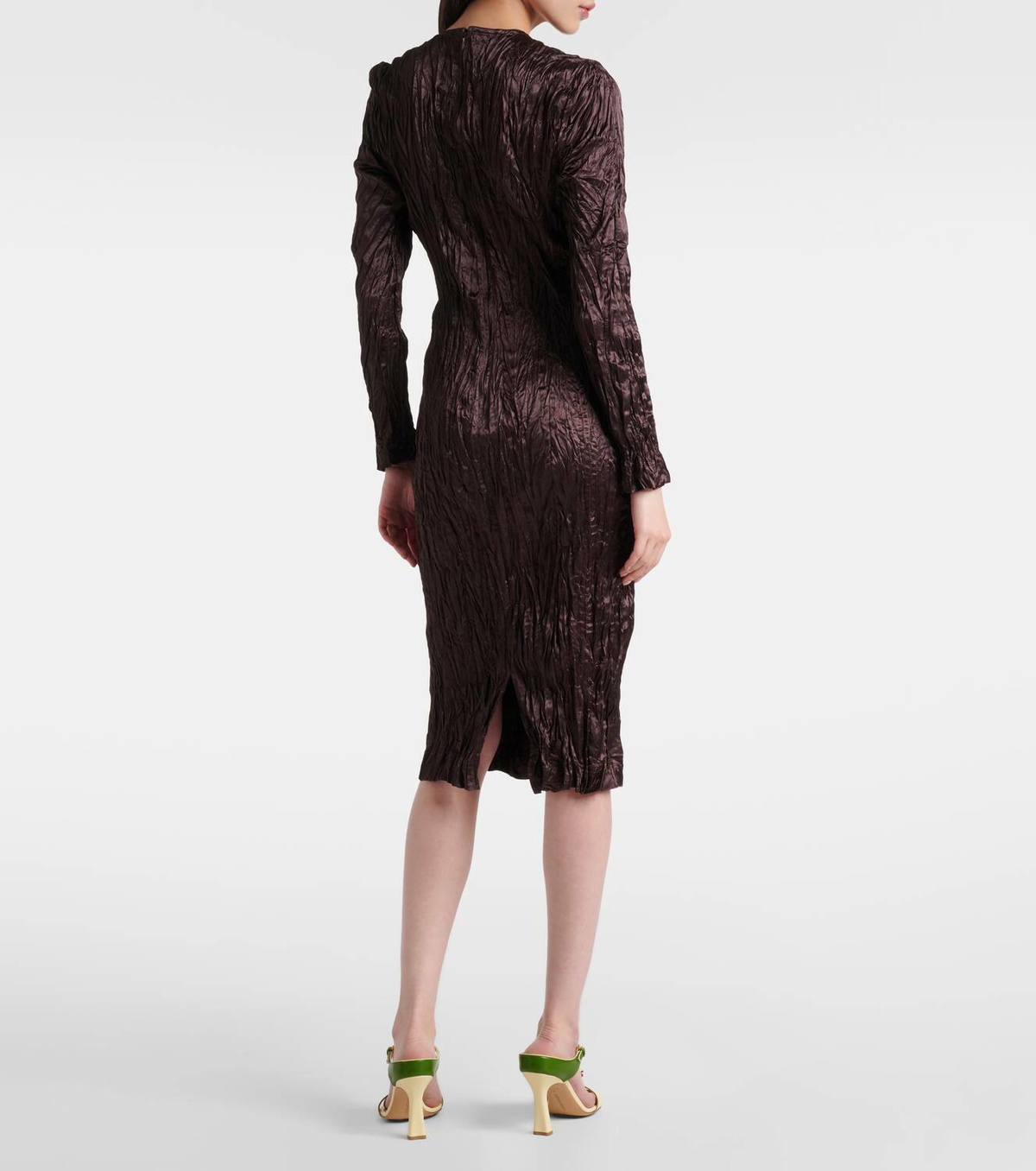 Bottega Veneta Satin midi dress