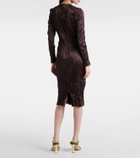 Bottega Veneta Satin midi dress