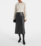 Victoria Beckham 45 jersey over-the-knee boots