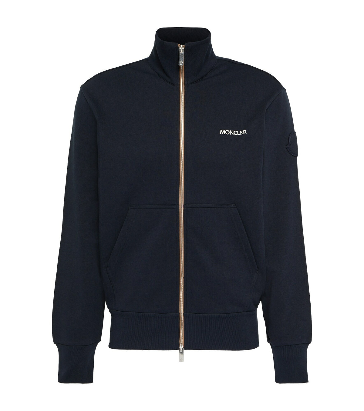 Moncler - Zipped cotton cardigan Moncler