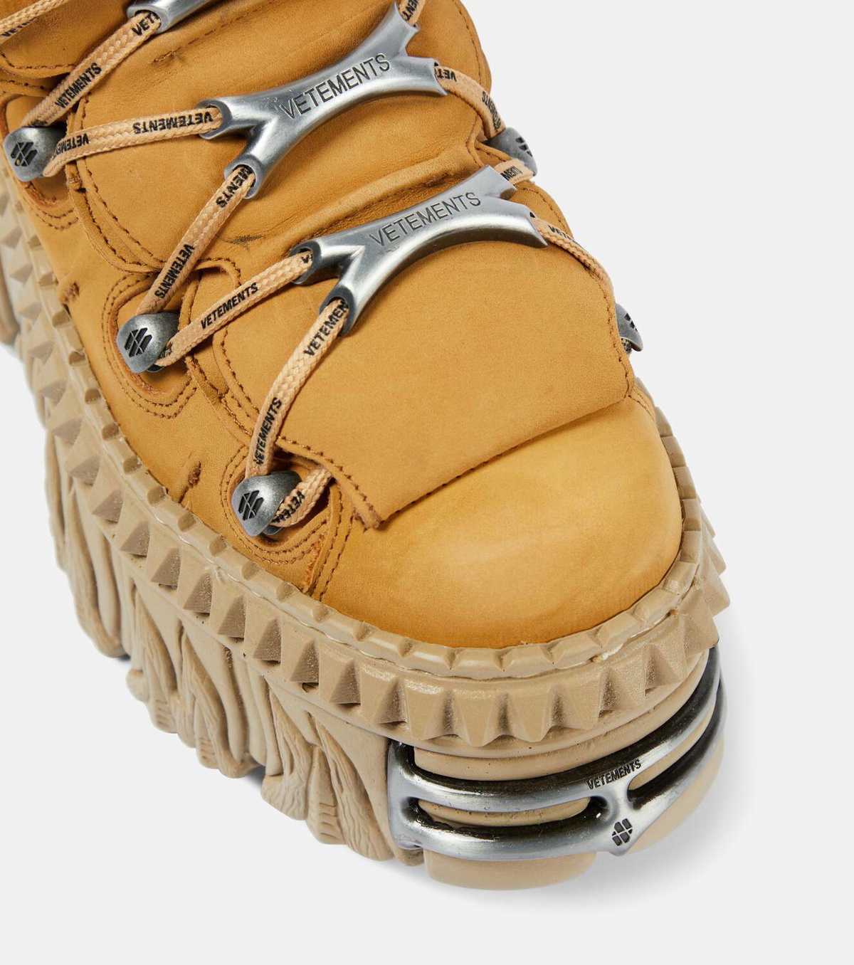 Vetements x New Rock leather platform sneakers Vetements