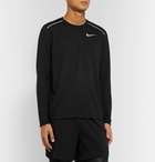 Nike Running - Breathe Rise 365 Perforated Dri-FIT T-Shirt - Black