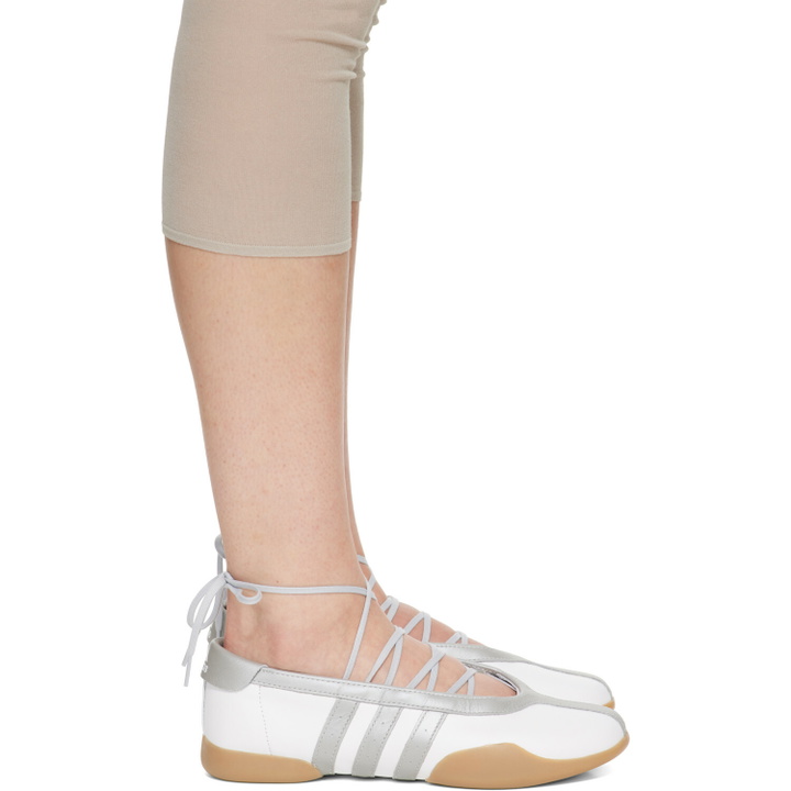 Photo: adidas Originals White & Gray Taekwondo Mei Ballerina Flats