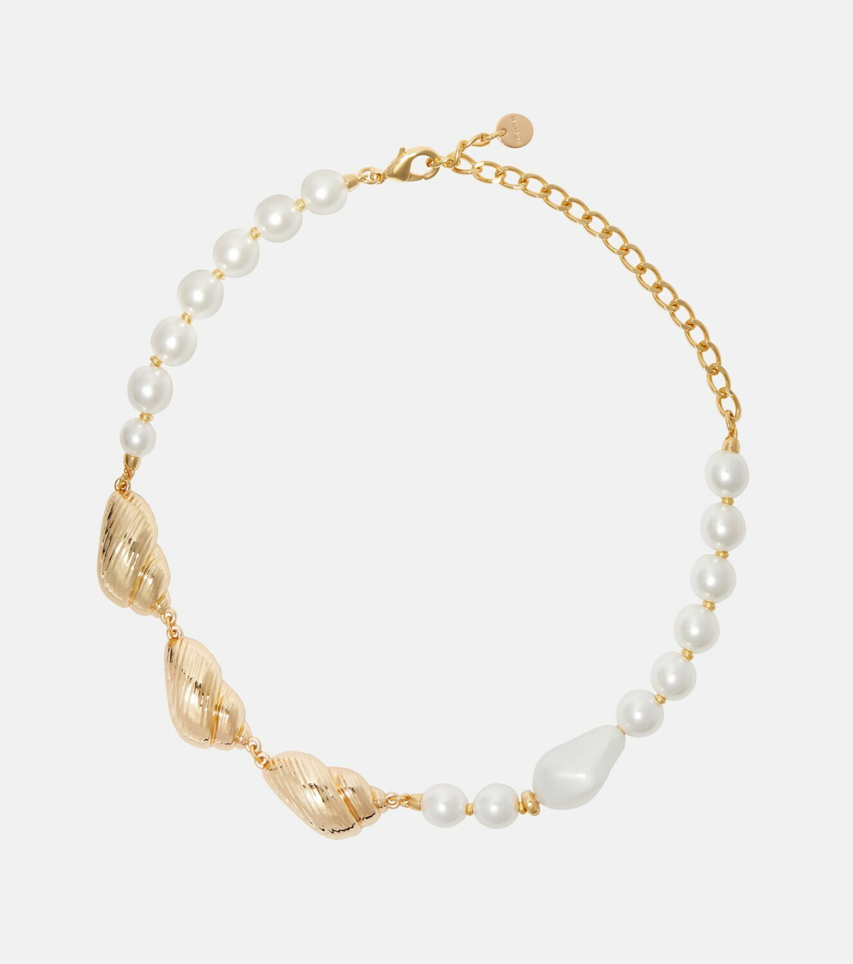 Self-Portrait Faux pearl-embellished necklace